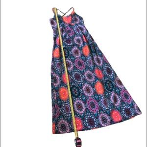 Love, Fire Pink Aztec Maxi Dress Size Small